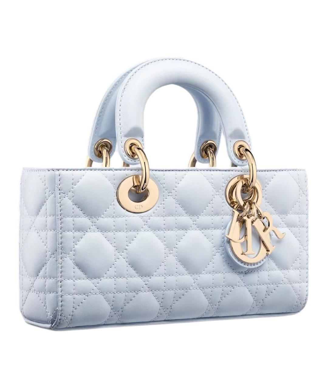 CHRISTIAN DIOR Голубая сумка через плечо, фото 4