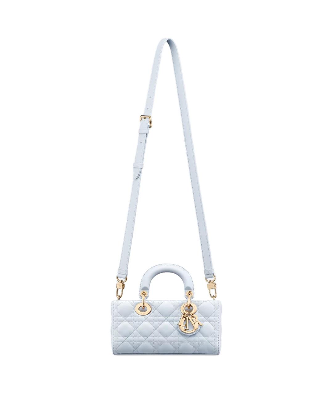 CHRISTIAN DIOR Голубая сумка через плечо, фото 3