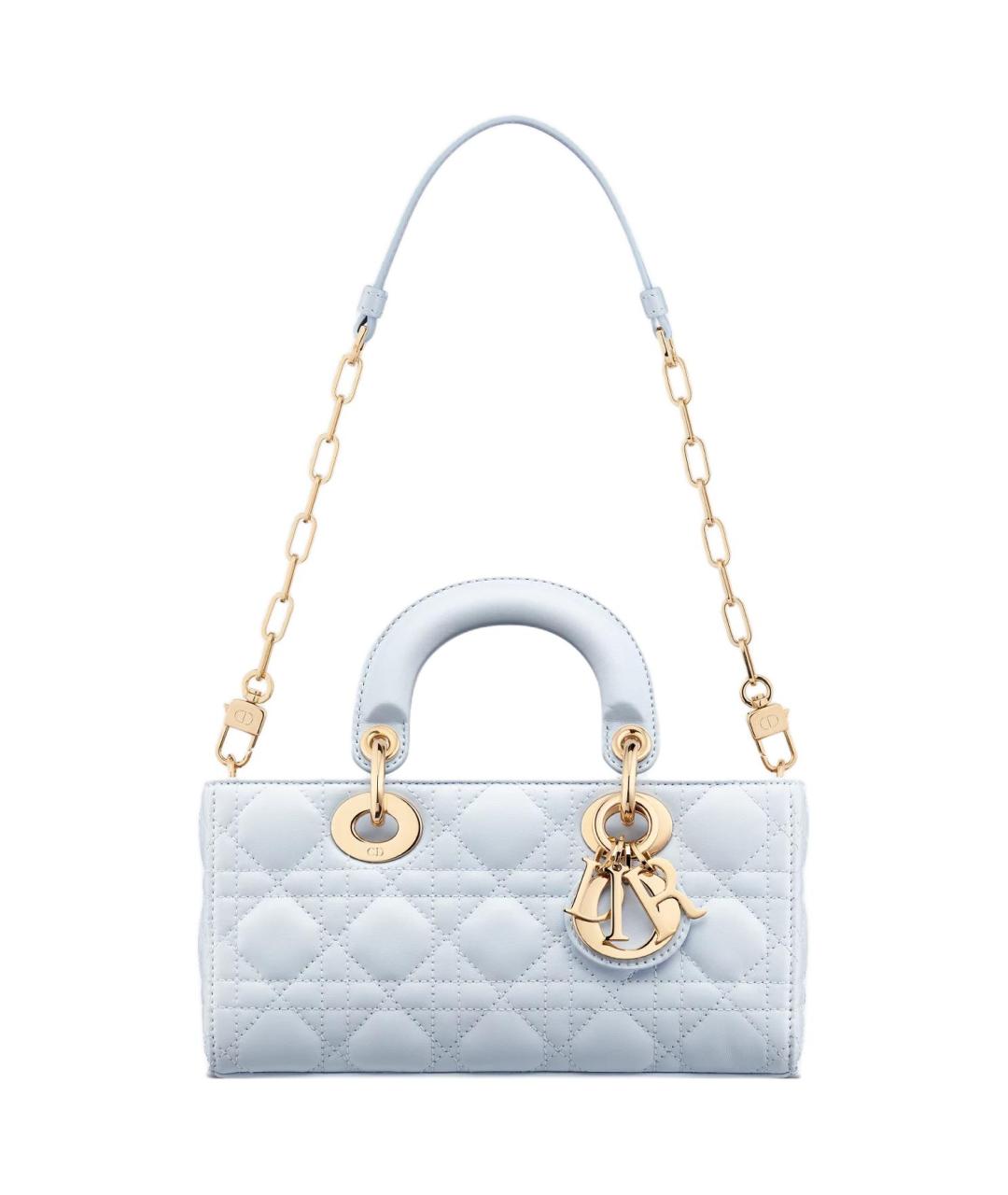 CHRISTIAN DIOR Голубая сумка через плечо, фото 2