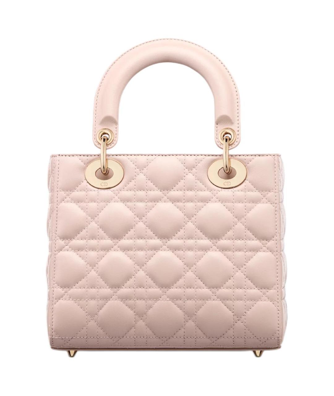 CHRISTIAN DIOR Розовая сумка через плечо, фото 3