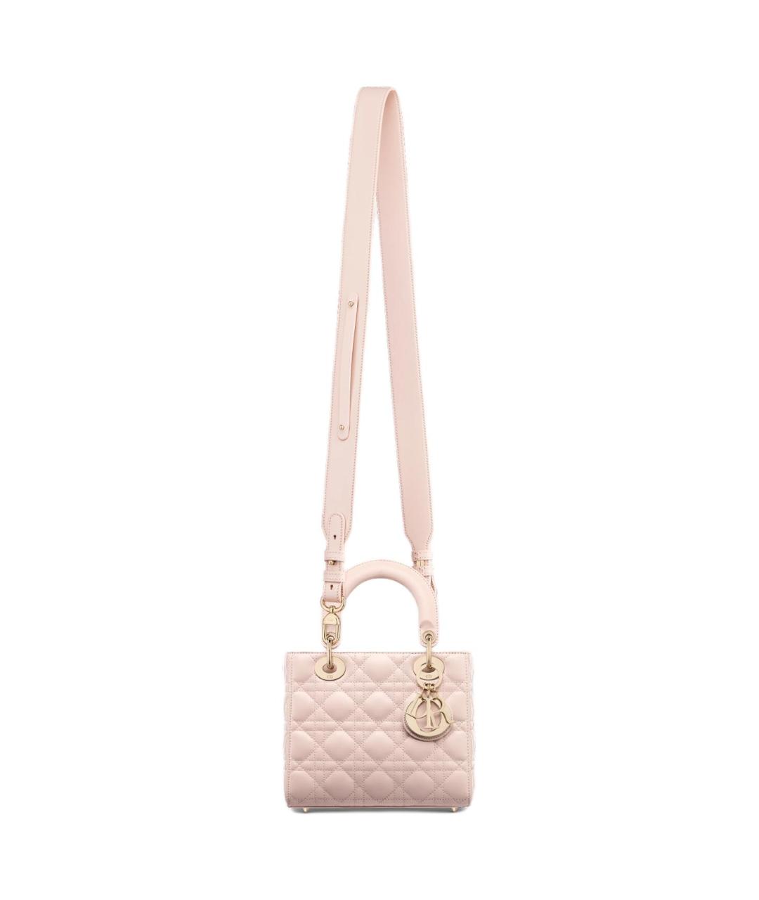 CHRISTIAN DIOR Розовая сумка через плечо, фото 4