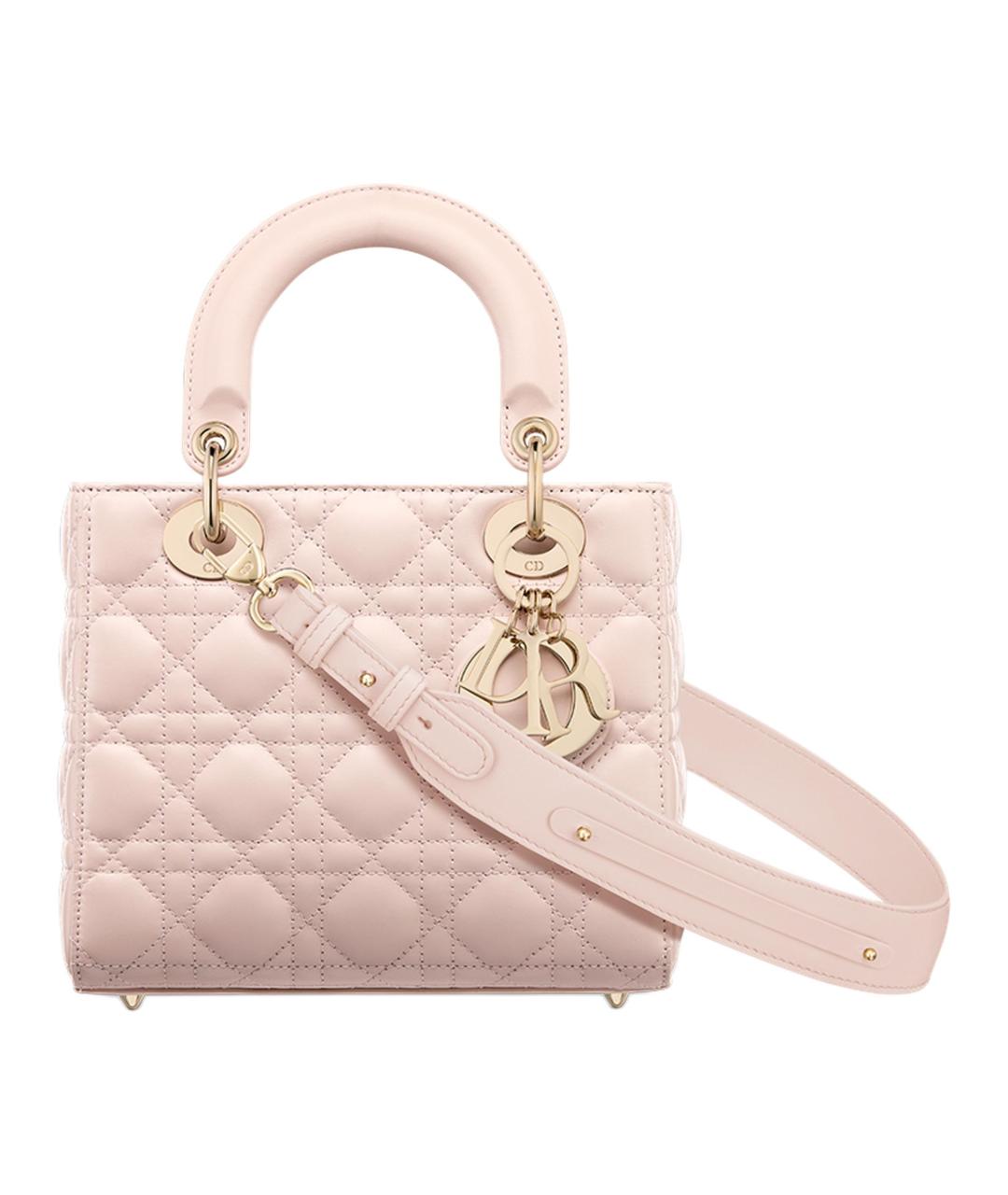 CHRISTIAN DIOR Розовая сумка через плечо, фото 1
