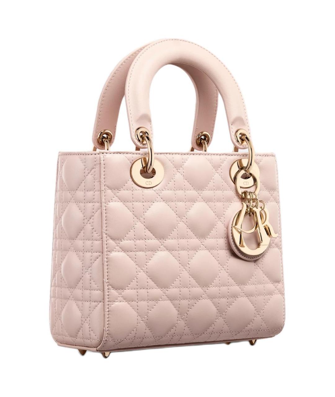 CHRISTIAN DIOR Розовая сумка через плечо, фото 2