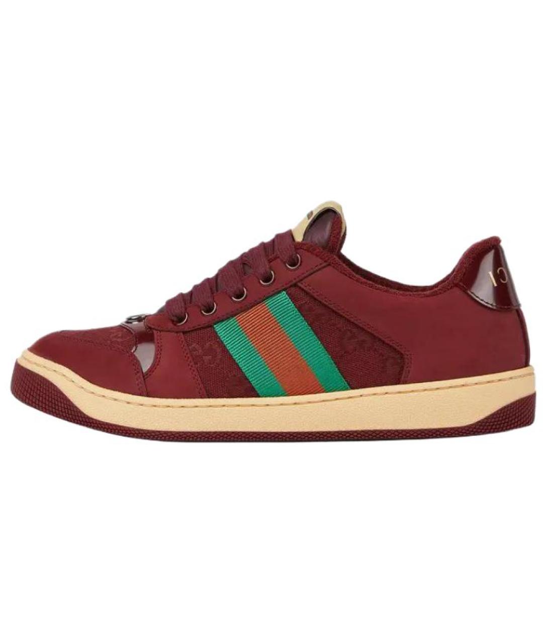 GUCCI Красные кроссовки, фото 2