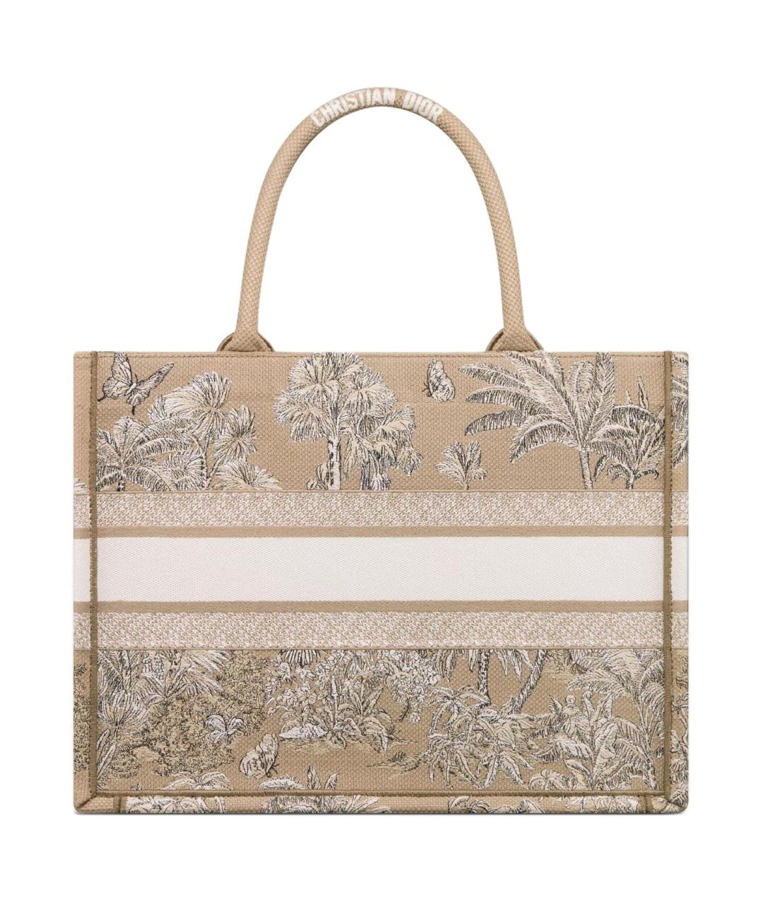 CHRISTIAN DIOR Бежевая сумка с короткими ручками, фото 3