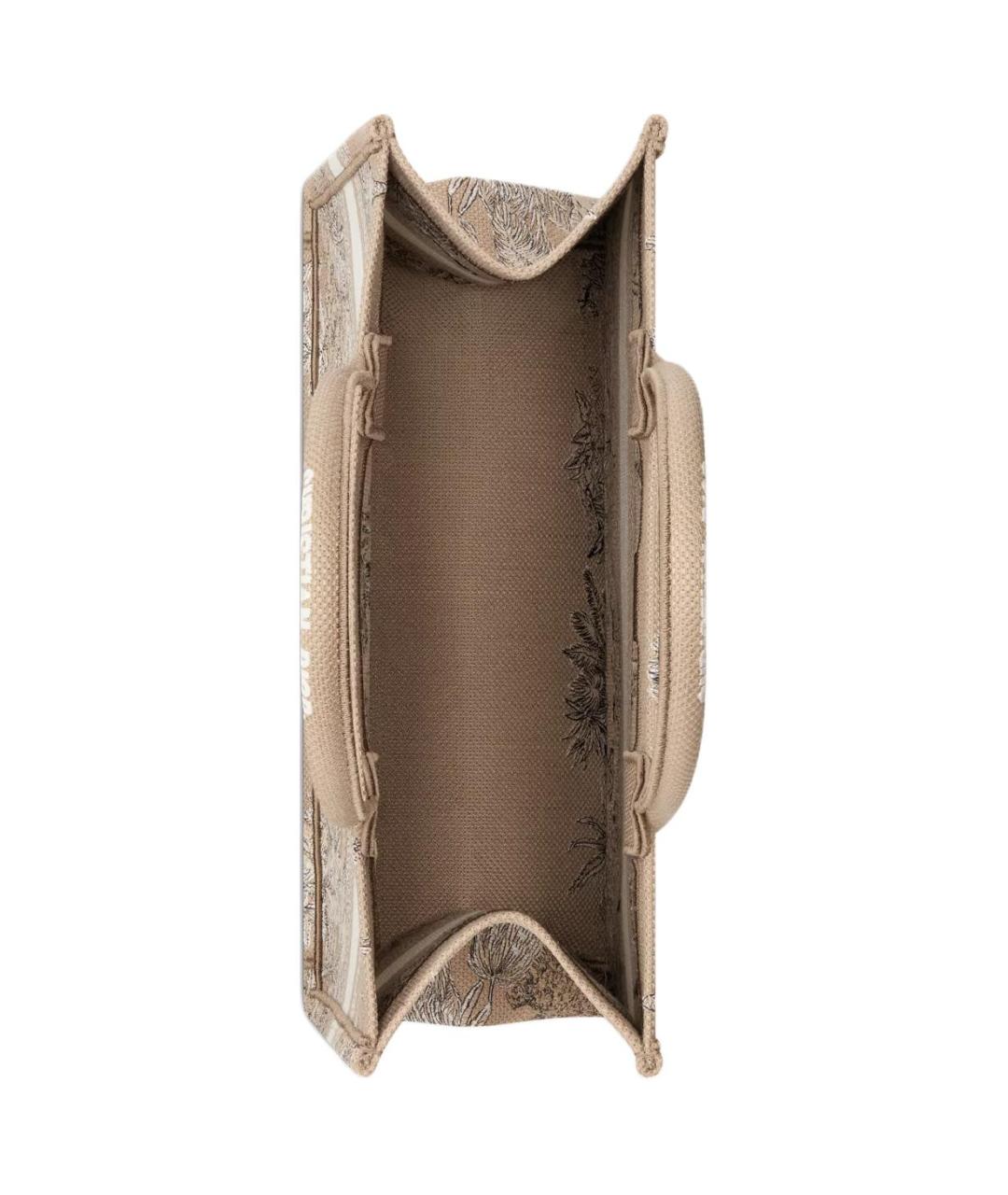 CHRISTIAN DIOR Бежевая сумка с короткими ручками, фото 4