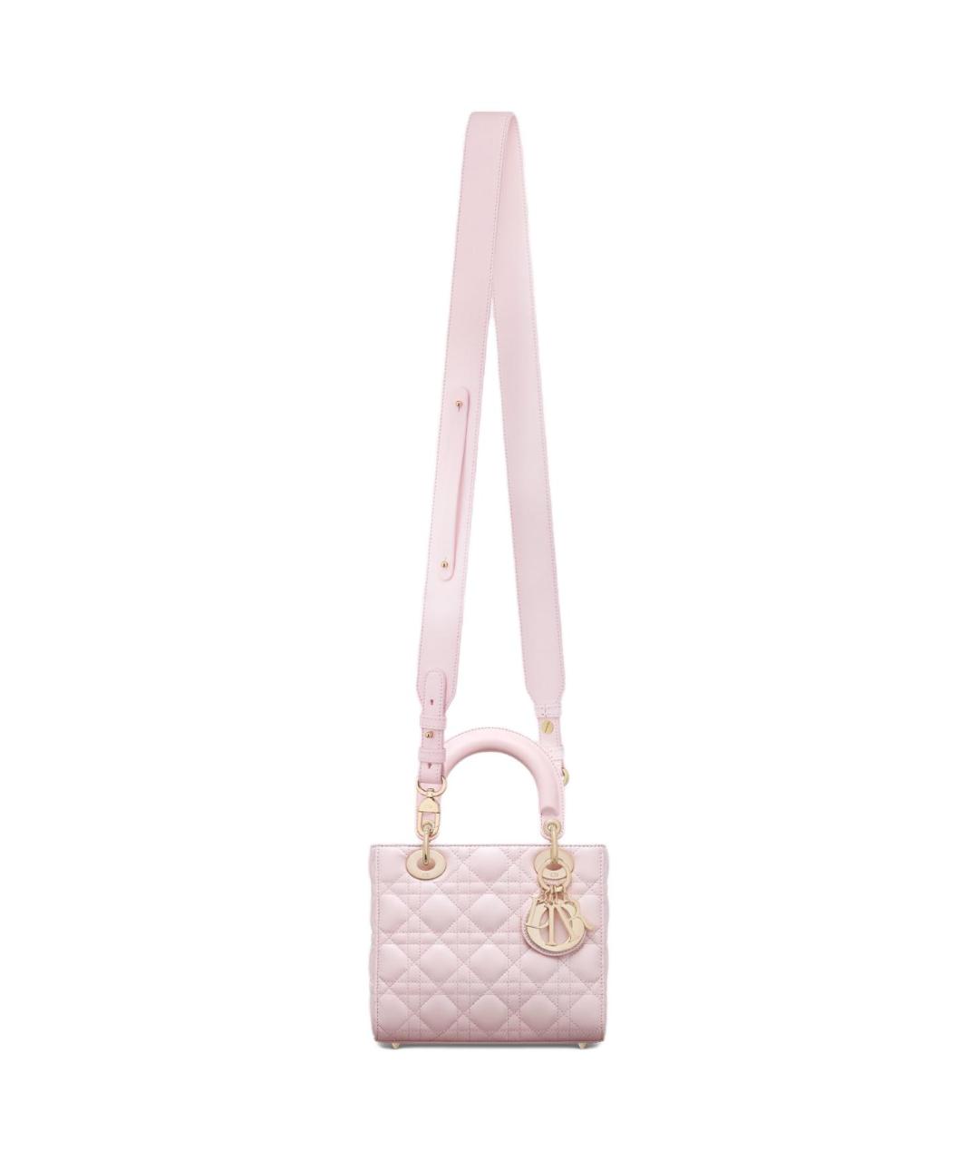 CHRISTIAN DIOR Розовая сумка через плечо, фото 4