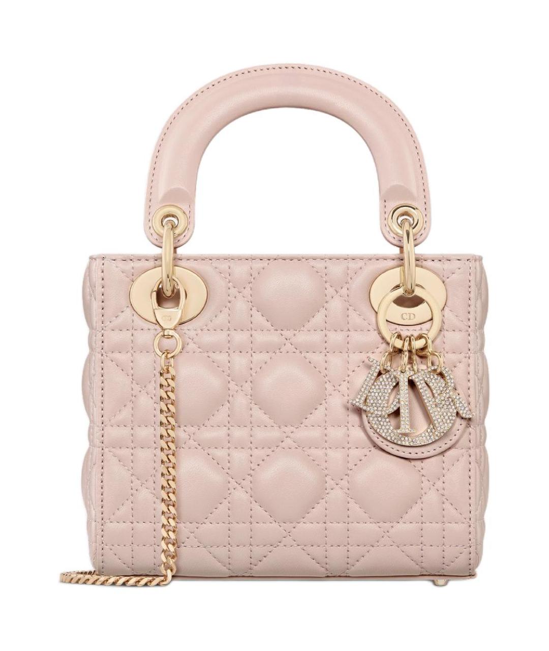 CHRISTIAN DIOR Розовая сумка через плечо, фото 1