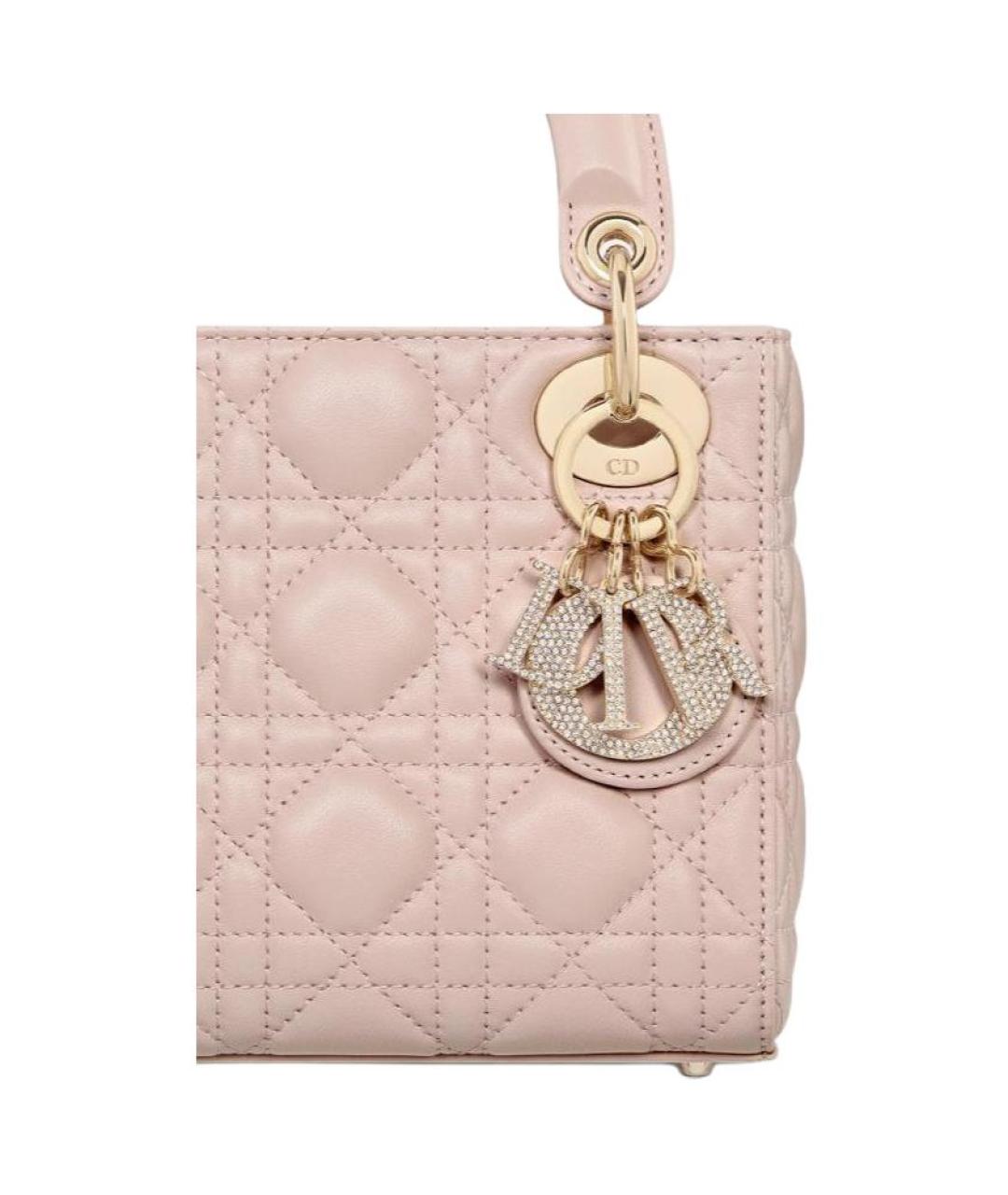 CHRISTIAN DIOR Розовая сумка через плечо, фото 6