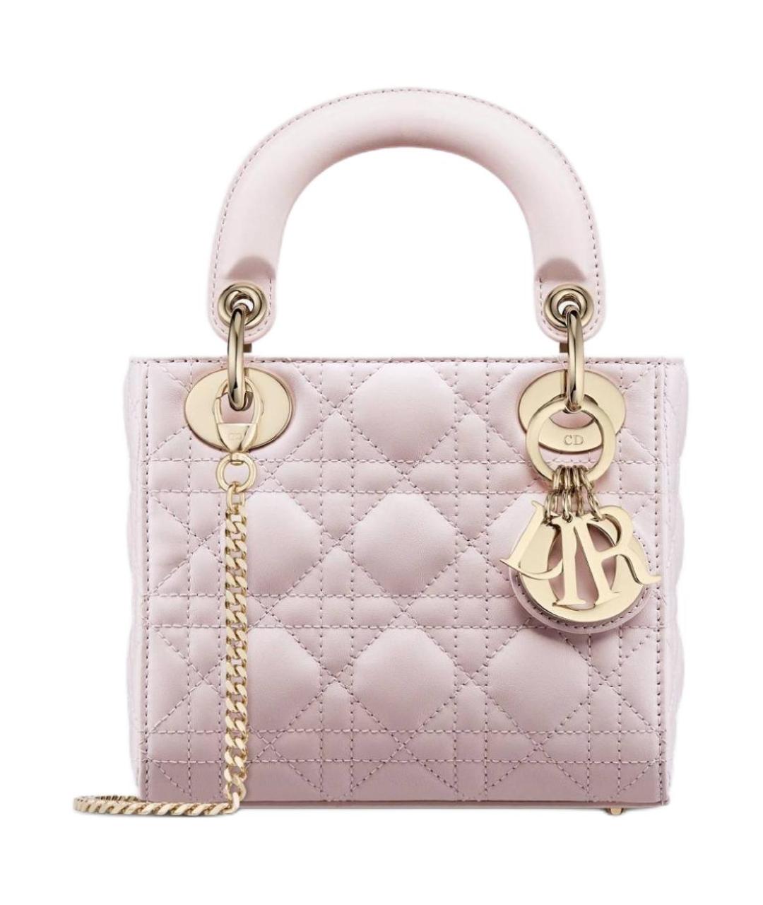 CHRISTIAN DIOR Розовая сумка через плечо, фото 1