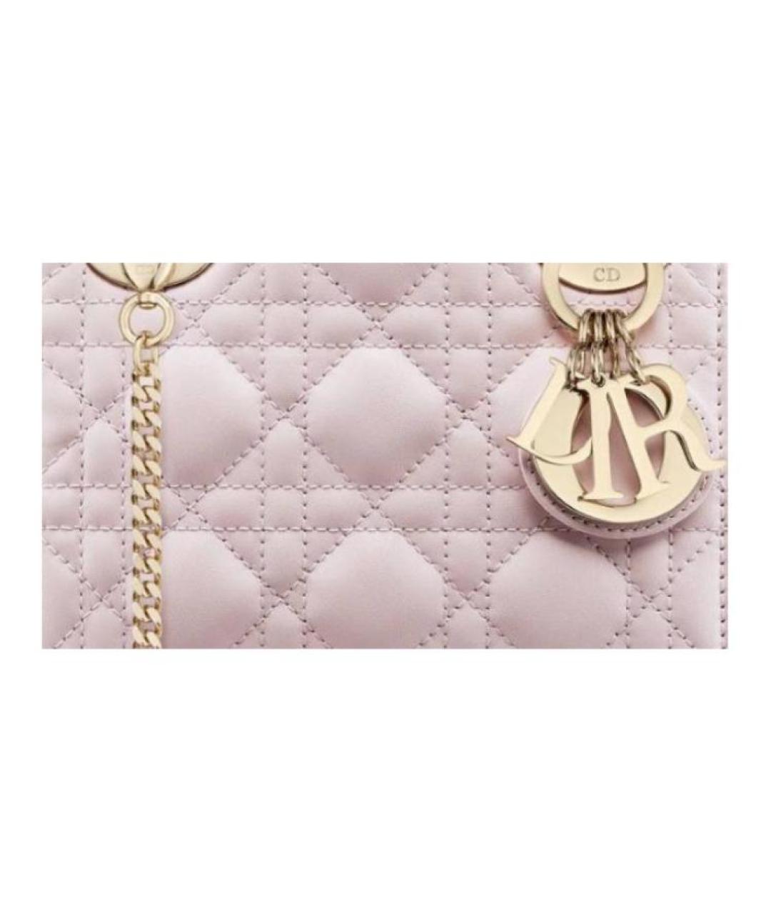 CHRISTIAN DIOR Розовая сумка через плечо, фото 6