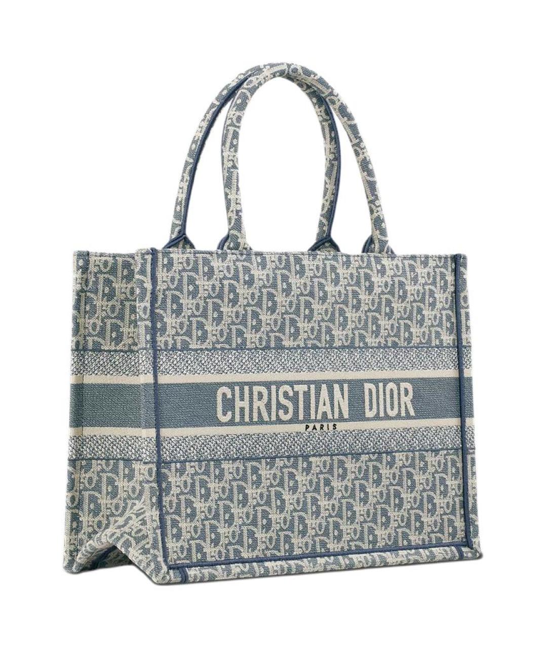 CHRISTIAN DIOR Голубая сумка с короткими ручками, фото 2
