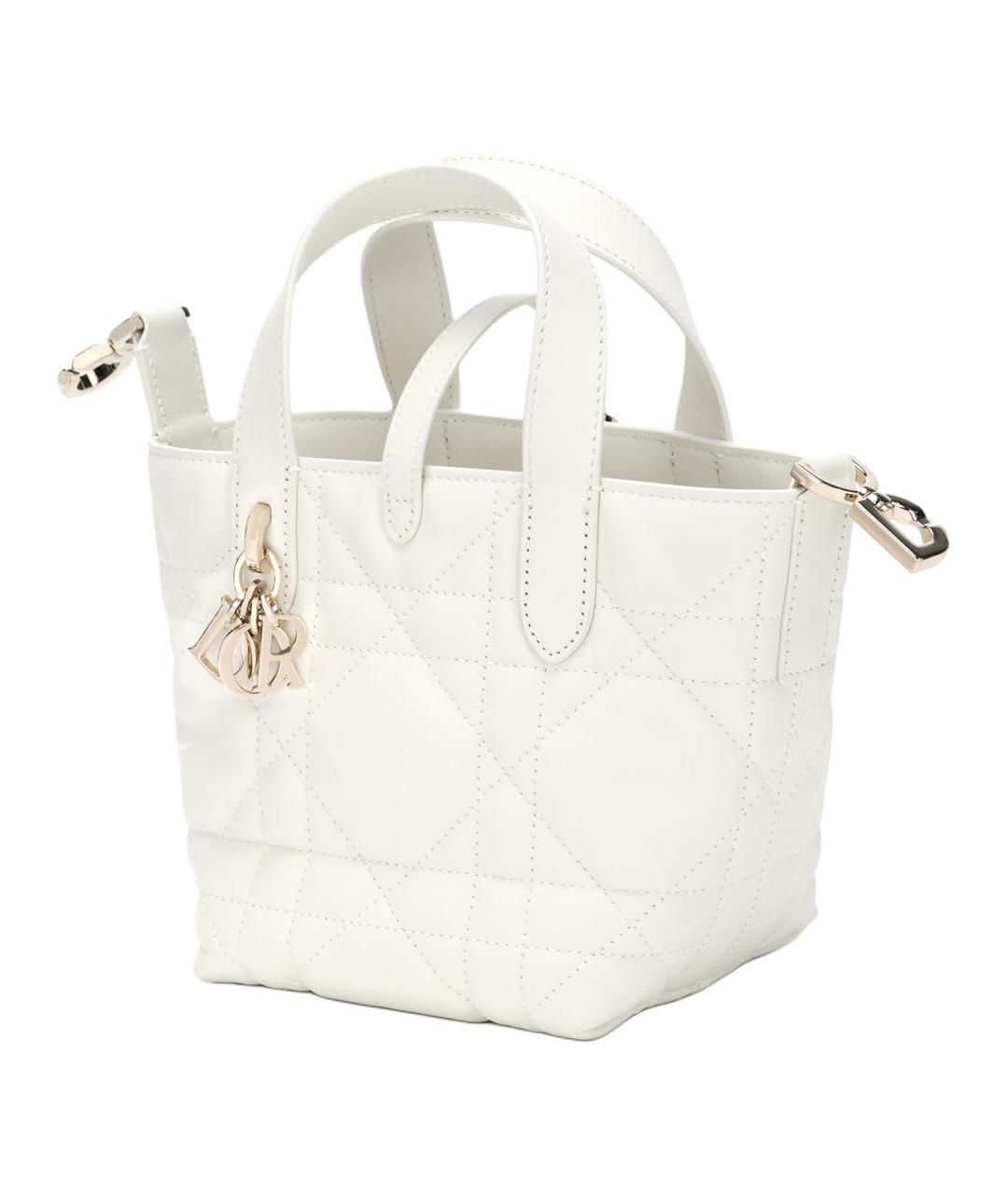 CHRISTIAN DIOR Белая сумка через плечо, фото 5