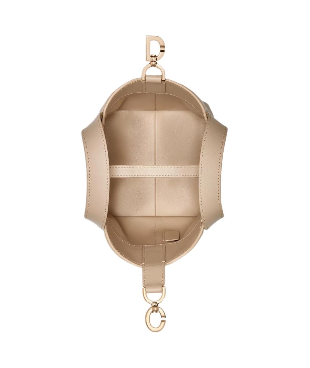 CHRISTIAN DIOR Бежевая сумка через плечо, фото 5