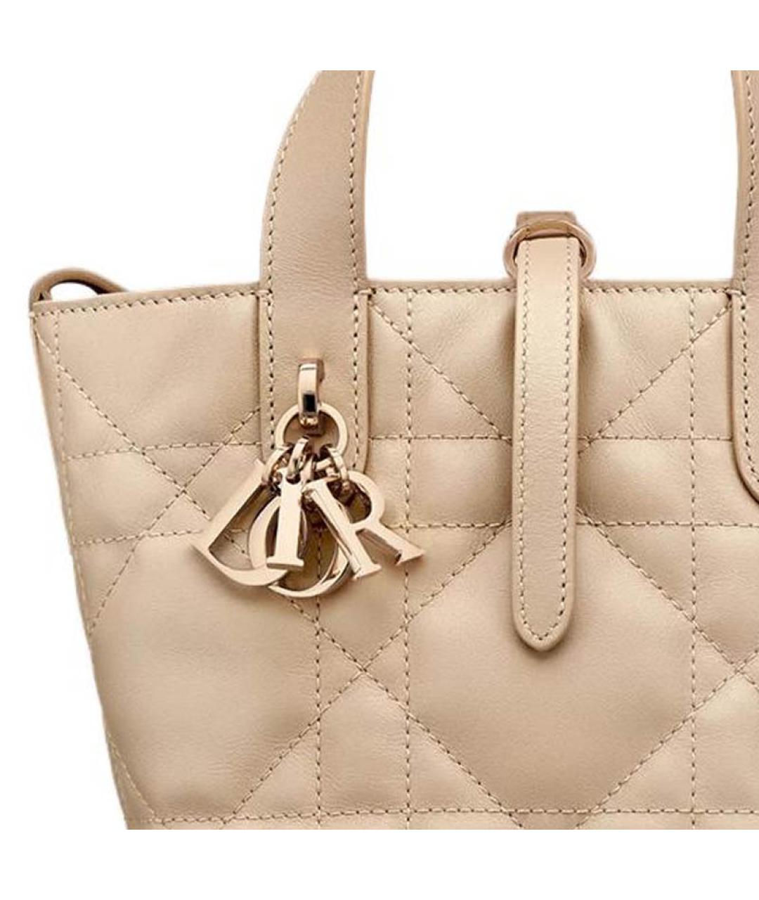 CHRISTIAN DIOR Бежевая сумка через плечо, фото 6