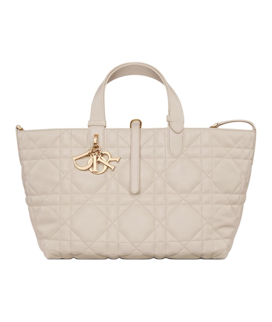 CHRISTIAN DIOR Бежевая сумка через плечо, фото 1