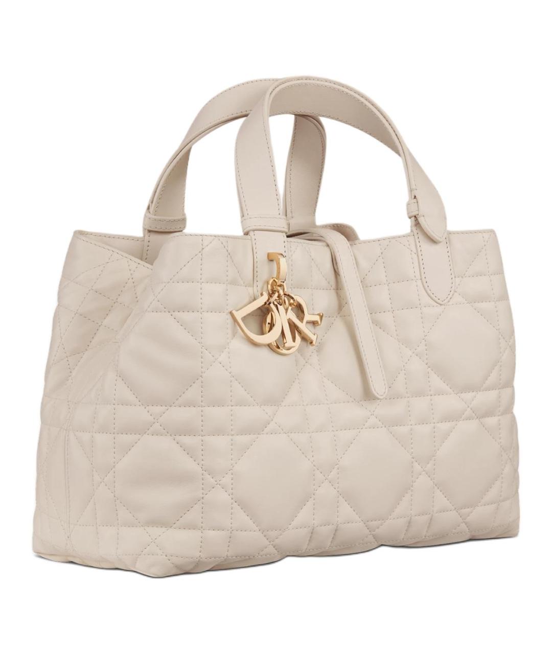 CHRISTIAN DIOR Бежевая сумка через плечо, фото 4