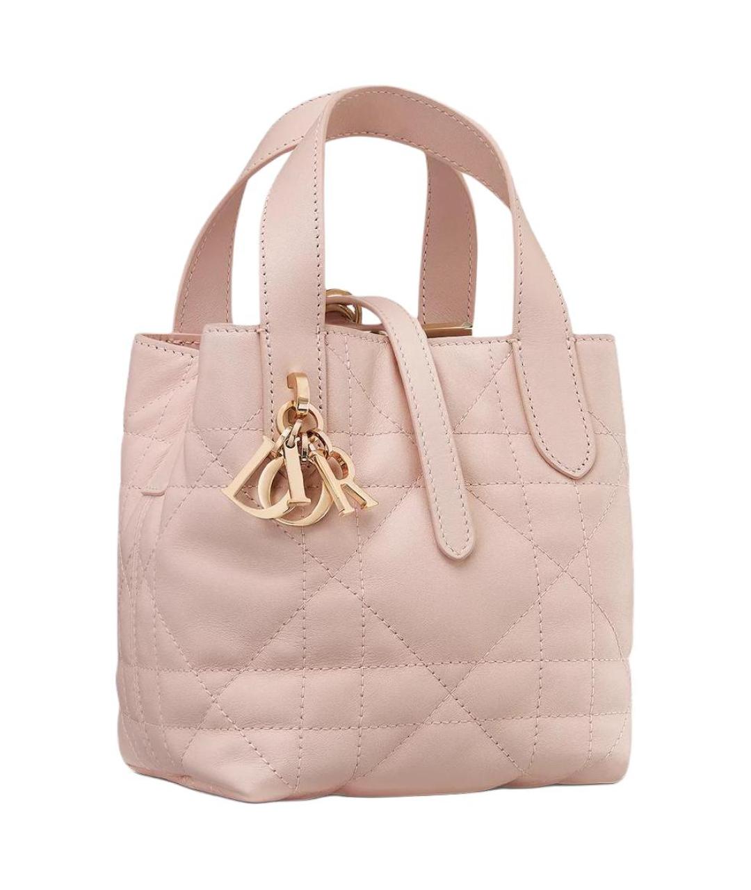 CHRISTIAN DIOR Розовая сумка через плечо, фото 3