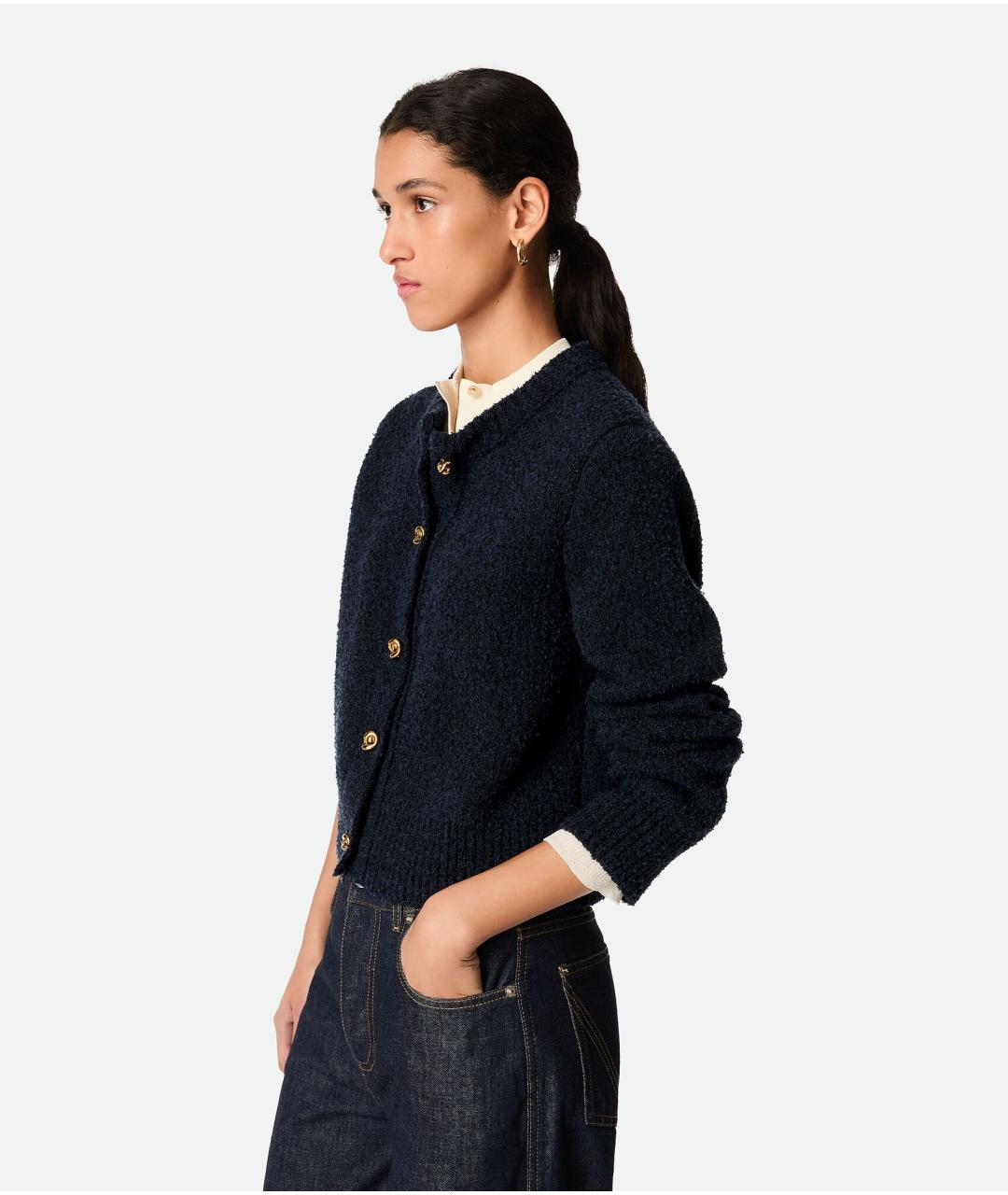 BOTTEGA VENETA Синий кардиган, фото 4