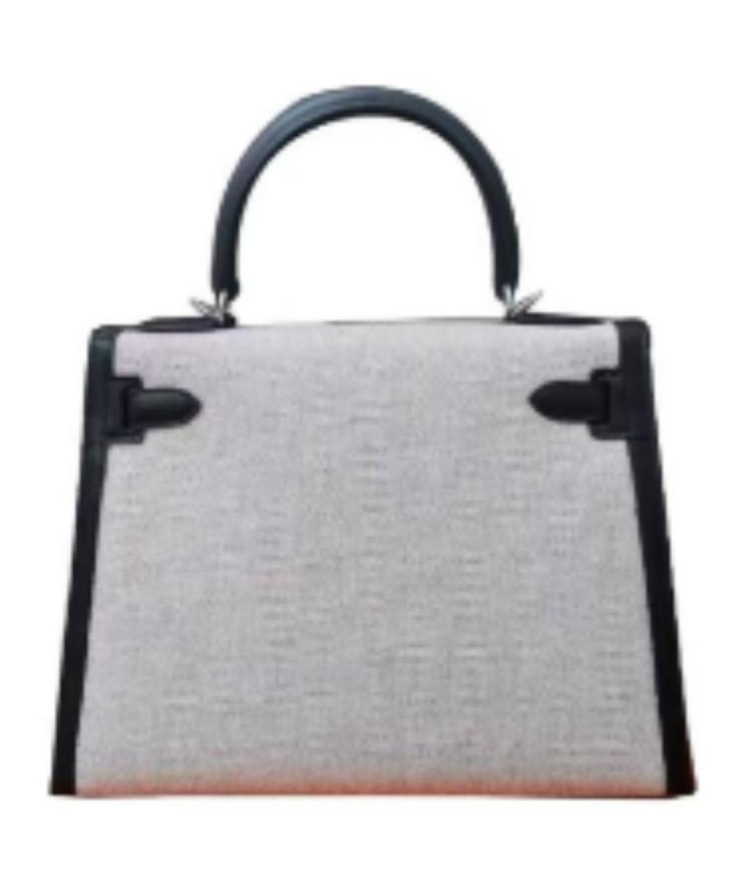 HERMES Серая сумка с короткими ручками, фото 2