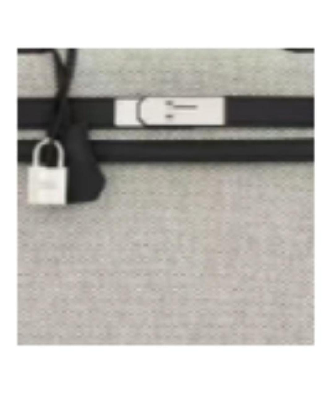 HERMES Серая сумка с короткими ручками, фото 3