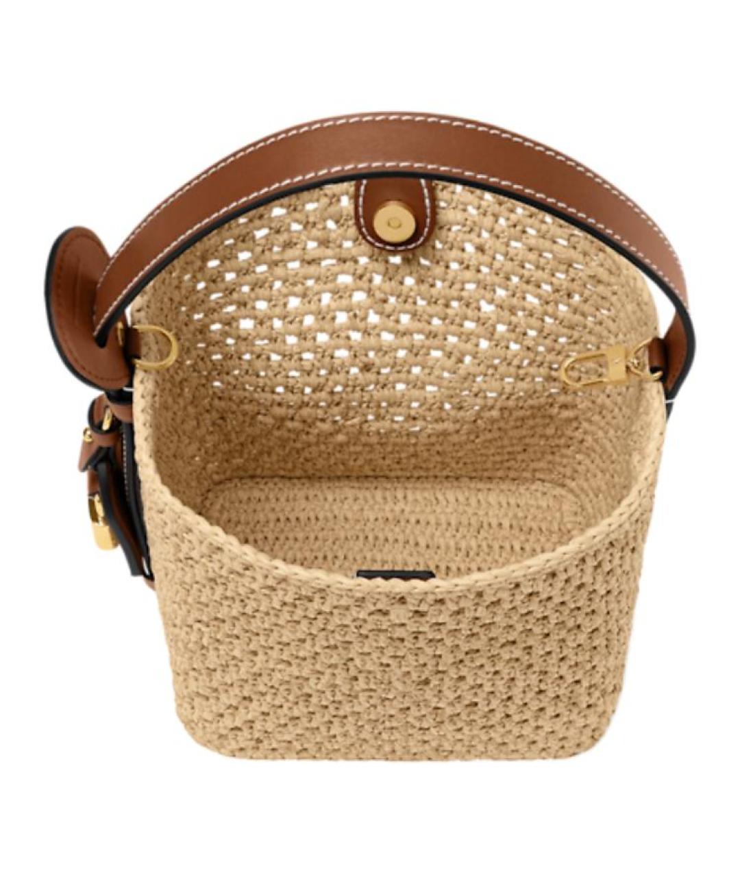 LOUIS VUITTON Бежевая сумка с короткими ручками, фото 5