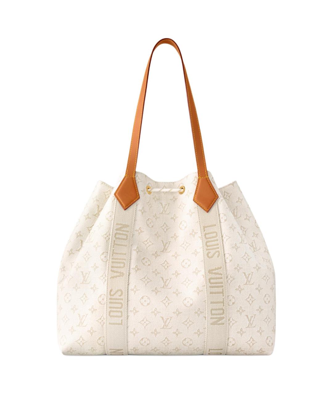 LOUIS VUITTON Белая сумка тоут, фото 4