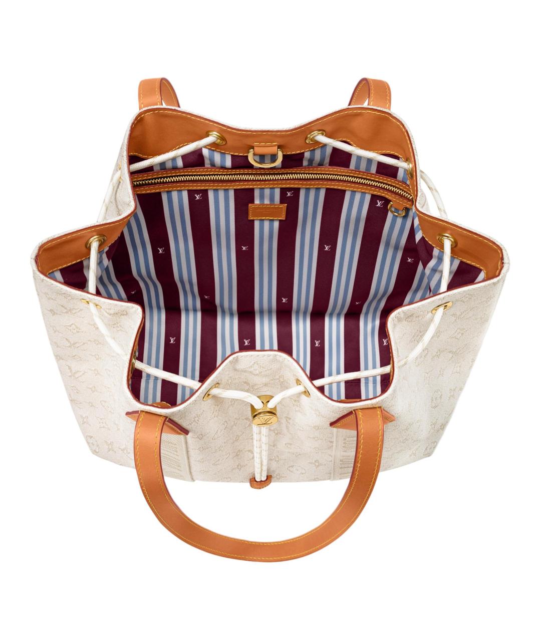 LOUIS VUITTON Белая сумка тоут, фото 5