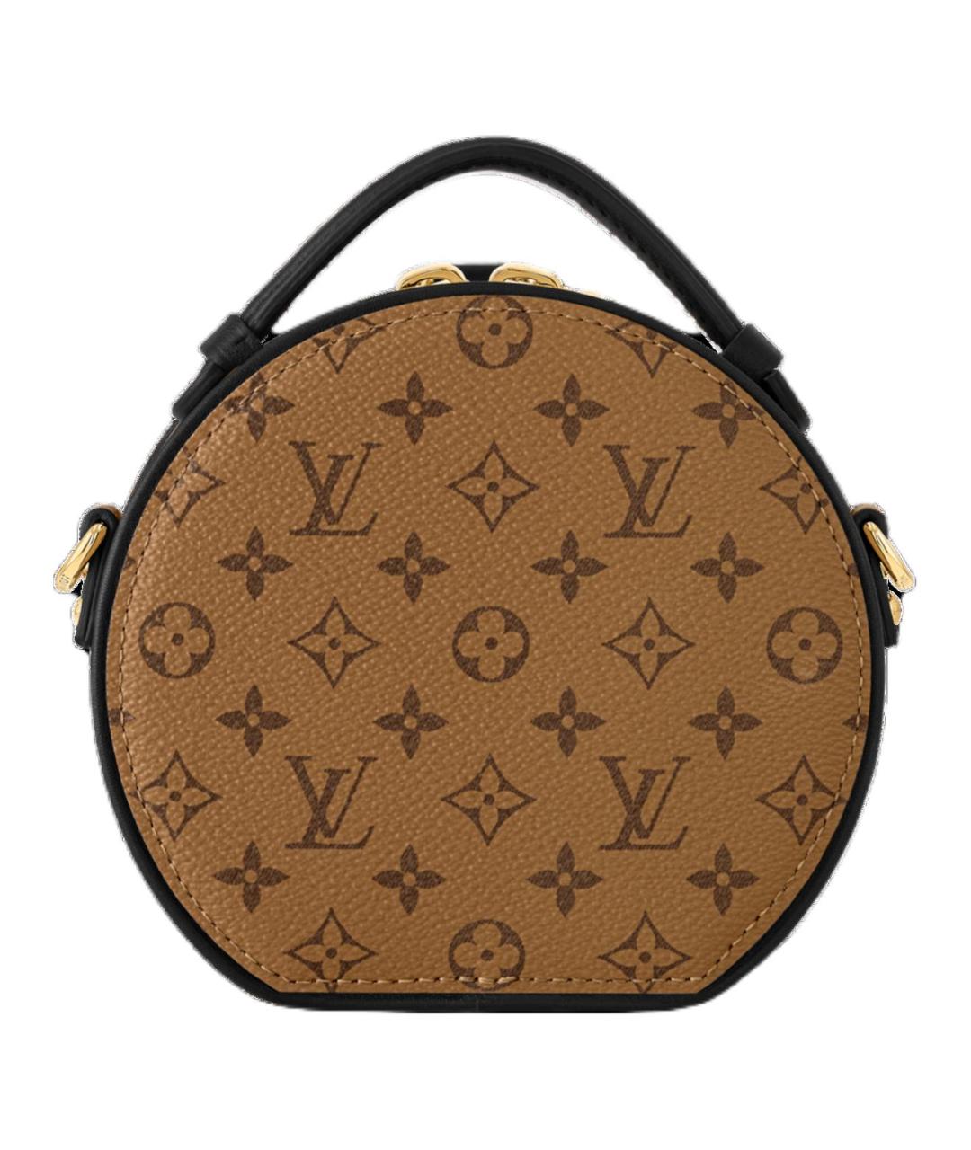 LOUIS VUITTON Коричневая сумка с короткими ручками, фото 3