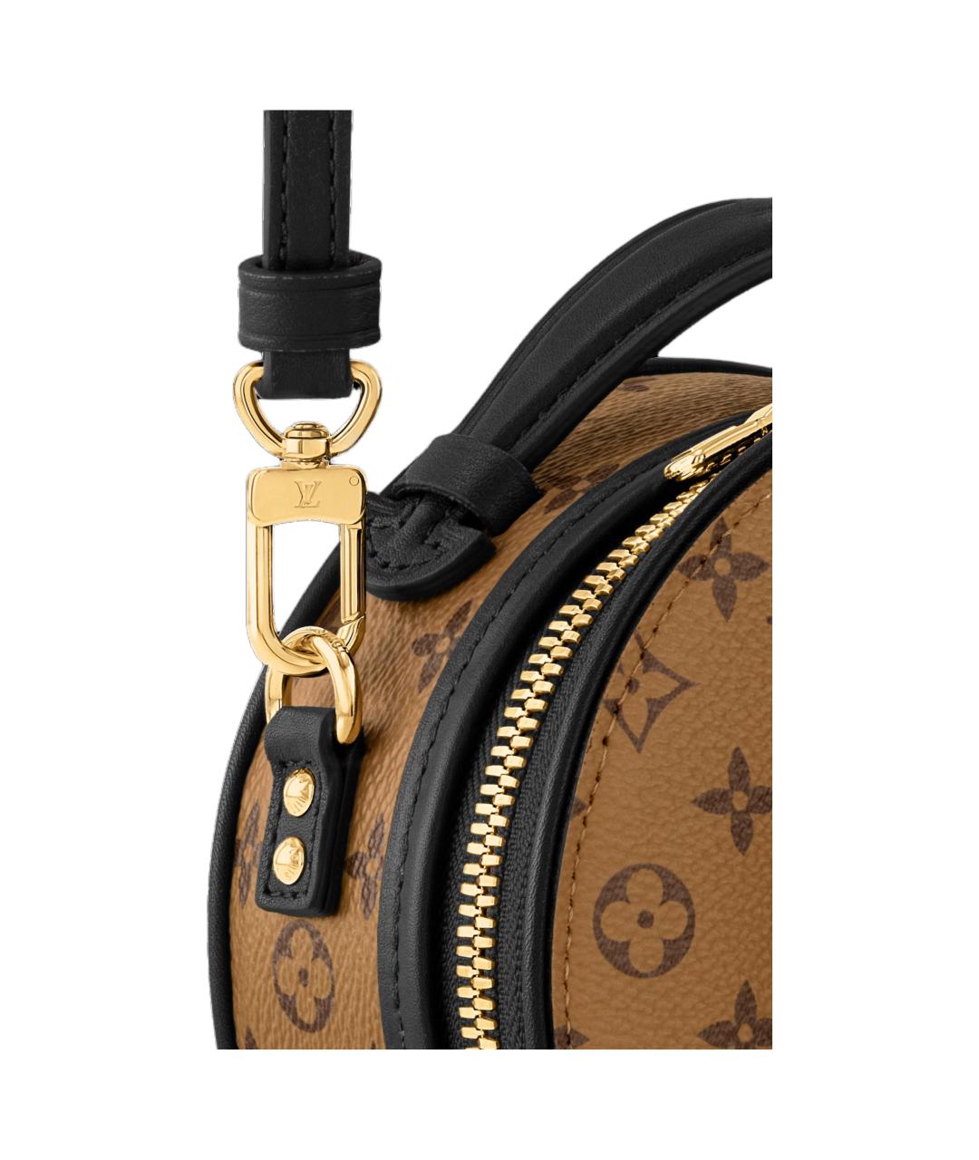 LOUIS VUITTON Коричневая сумка с короткими ручками, фото 5