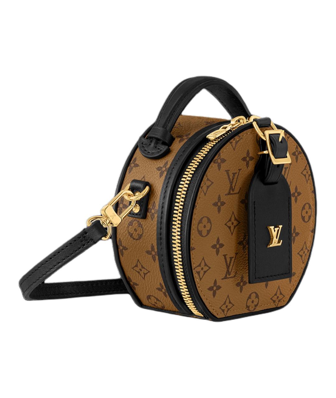LOUIS VUITTON Коричневая сумка с короткими ручками, фото 2