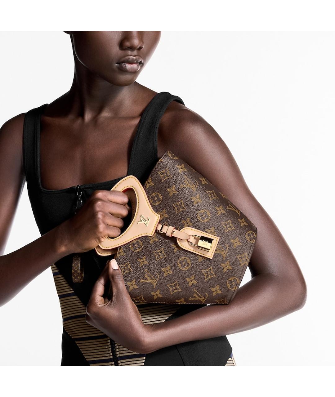 LOUIS VUITTON Коричневая сумка через плечо, фото 6