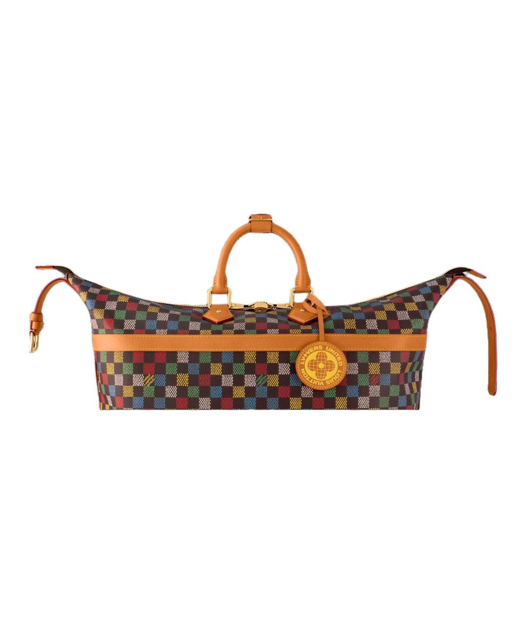 LOUIS VUITTON Коричневая сумка с короткими ручками, фото 5