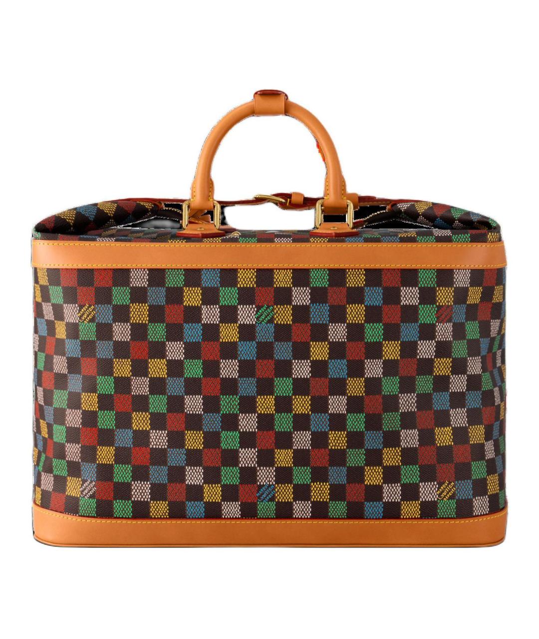 LOUIS VUITTON Коричневая сумка с короткими ручками, фото 3