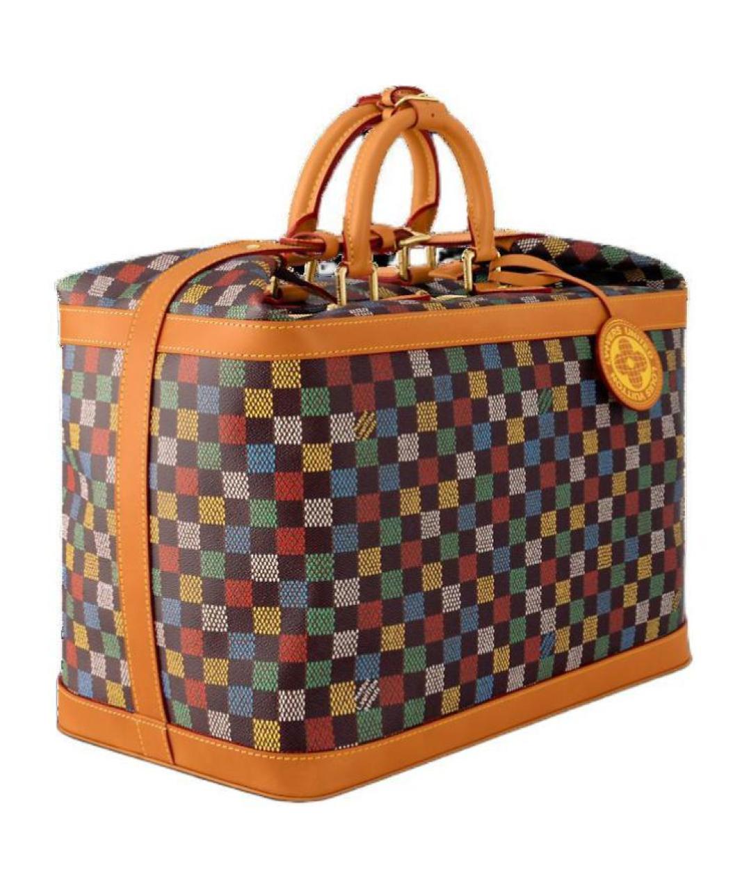 LOUIS VUITTON Коричневая сумка с короткими ручками, фото 2