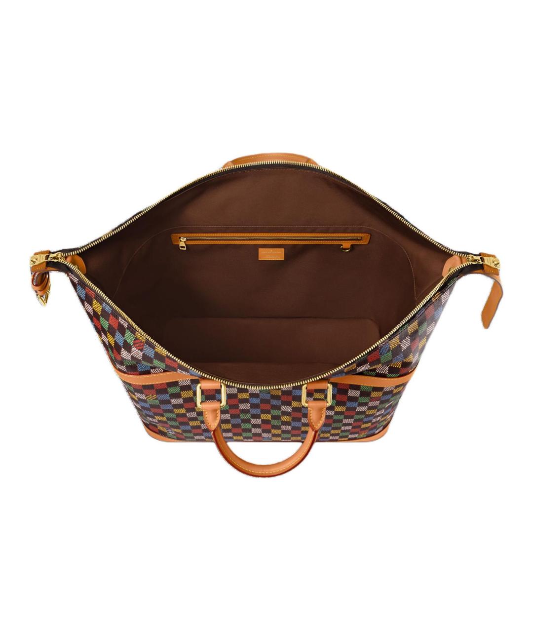 LOUIS VUITTON Коричневая сумка с короткими ручками, фото 4