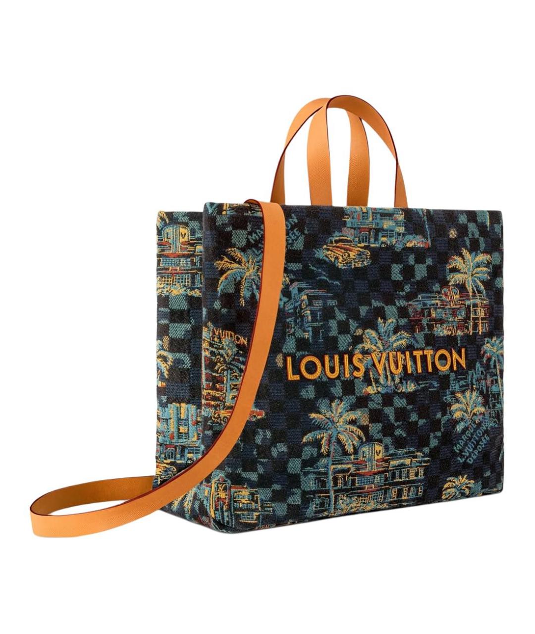 LOUIS VUITTON Черная сумка с короткими ручками, фото 2