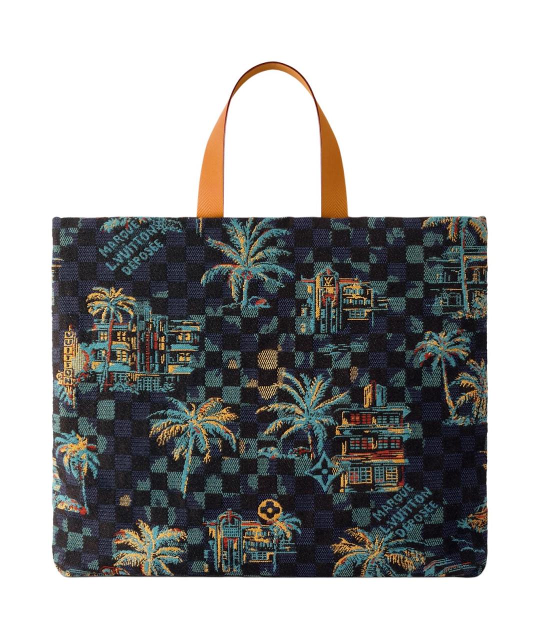 LOUIS VUITTON Черная сумка с короткими ручками, фото 3