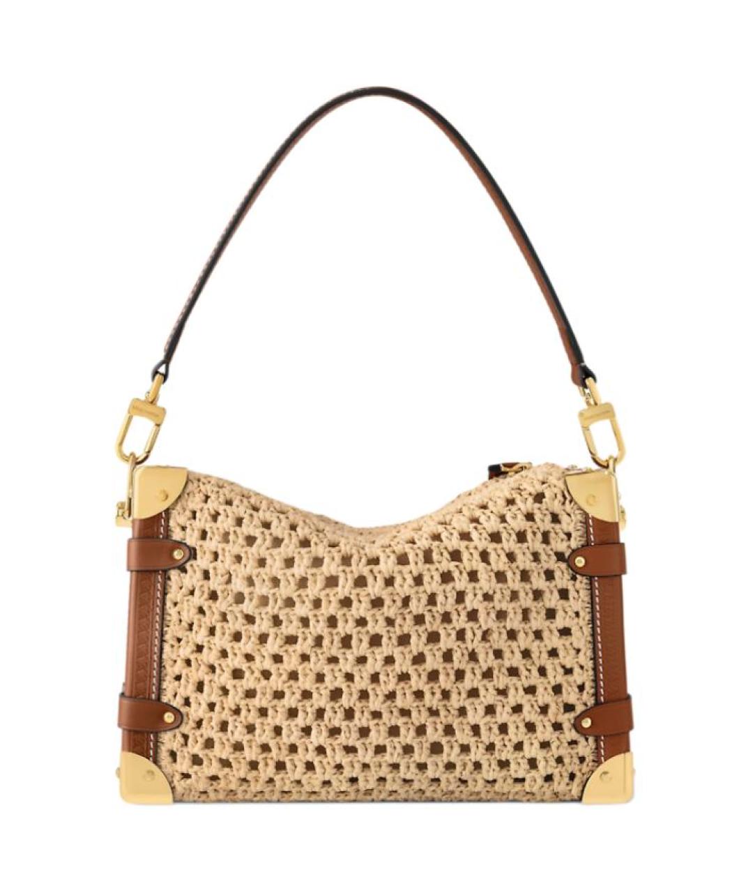 LOUIS VUITTON Бежевая сумка с короткими ручками, фото 3