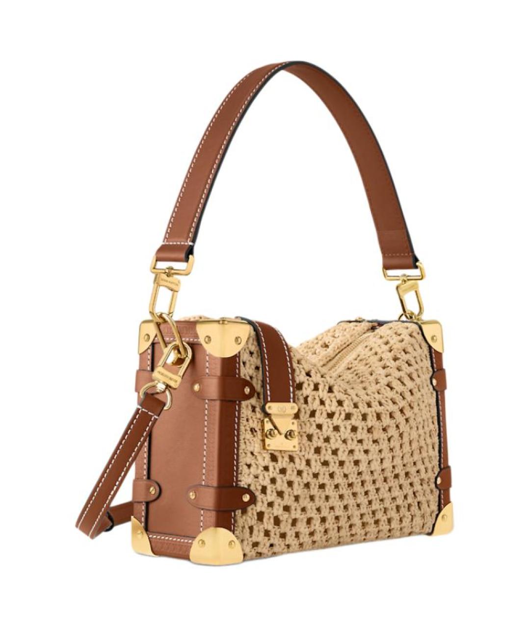 LOUIS VUITTON Бежевая сумка с короткими ручками, фото 2