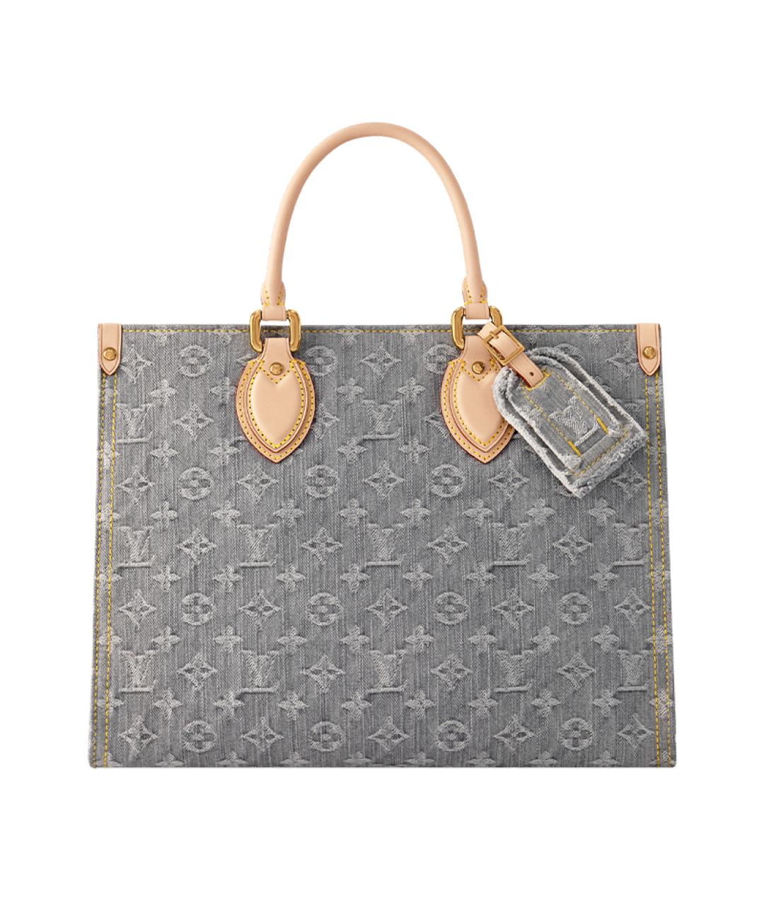 LOUIS VUITTON Серая сумка с короткими ручками, фото 1