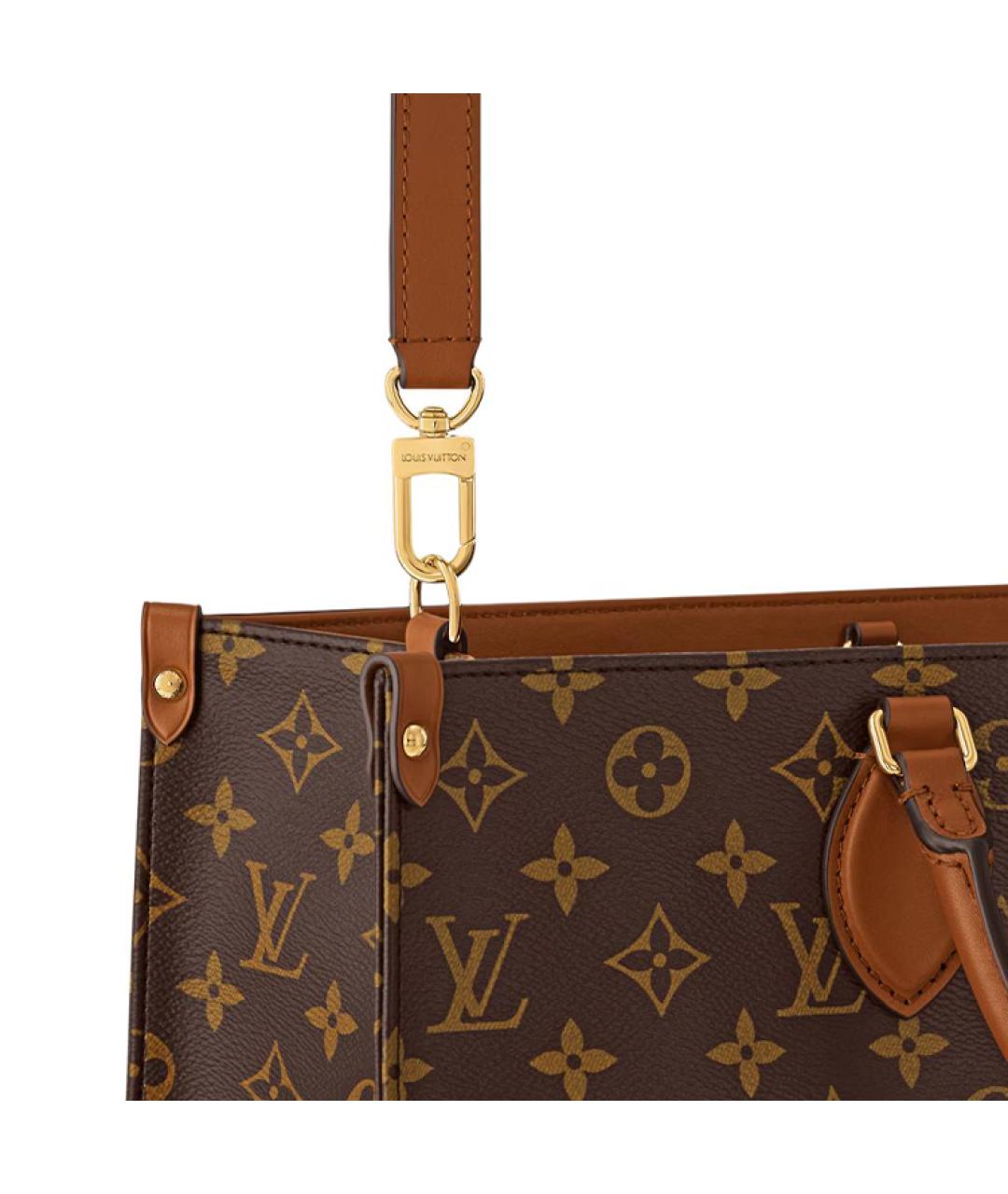 LOUIS VUITTON Коричневая сумка с короткими ручками, фото 6
