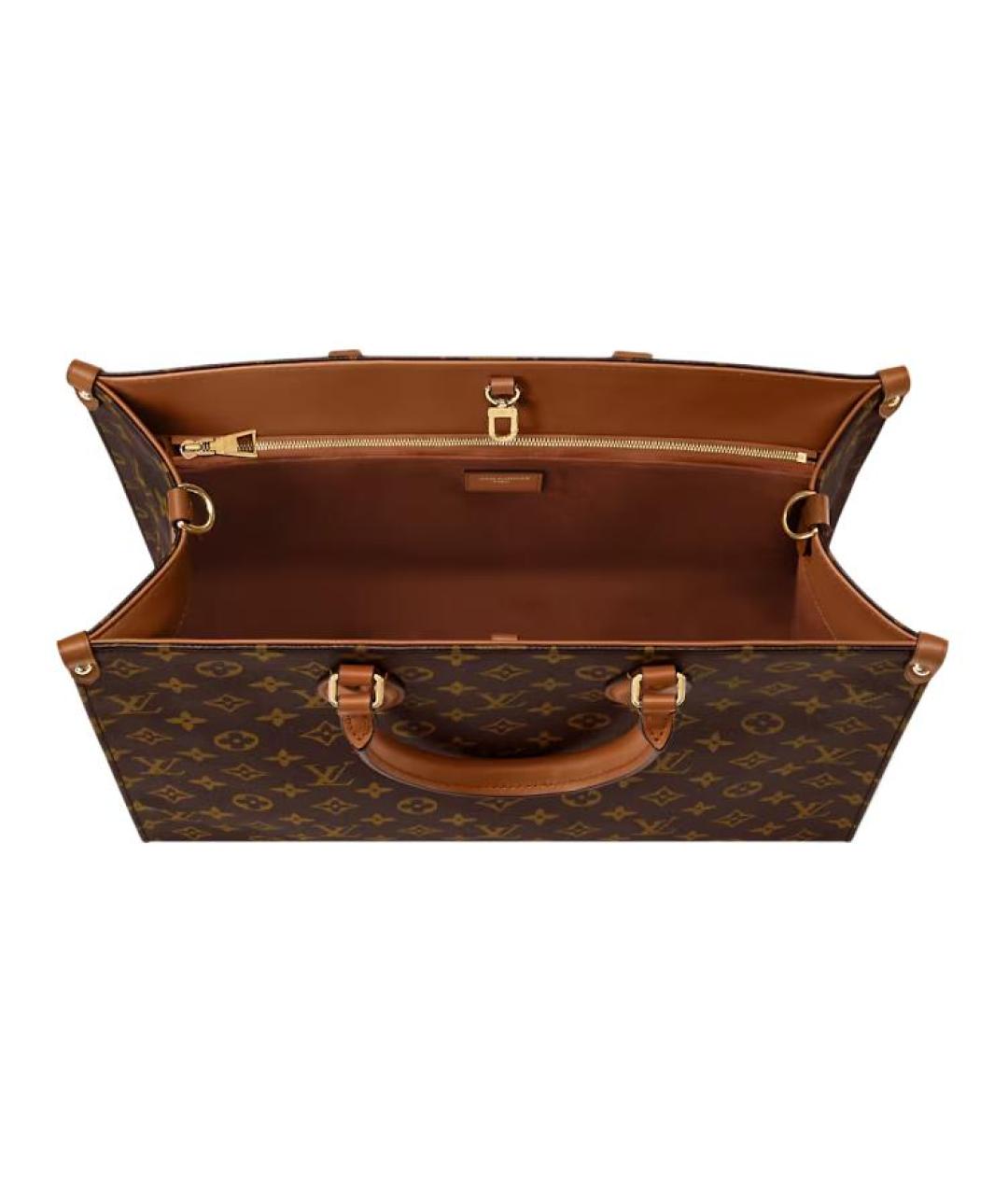 LOUIS VUITTON Коричневая сумка с короткими ручками, фото 4