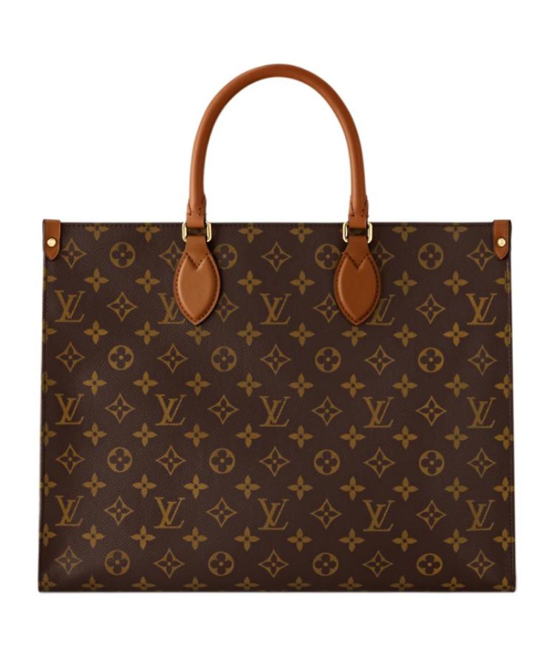 LOUIS VUITTON Коричневая сумка с короткими ручками, фото 3