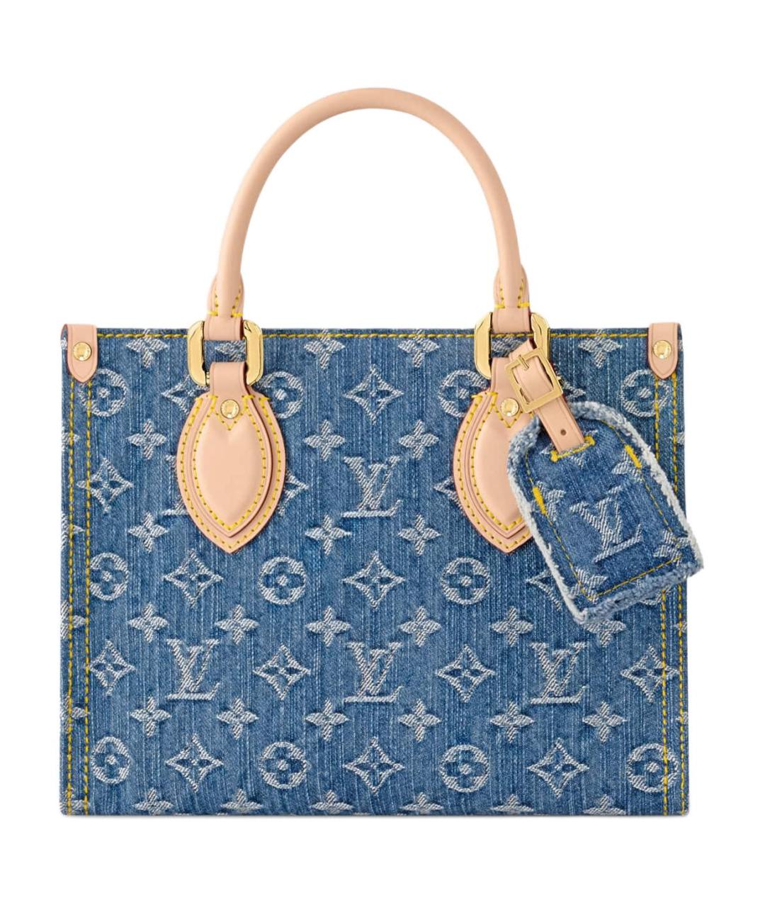 LOUIS VUITTON Синяя сумка с короткими ручками, фото 1