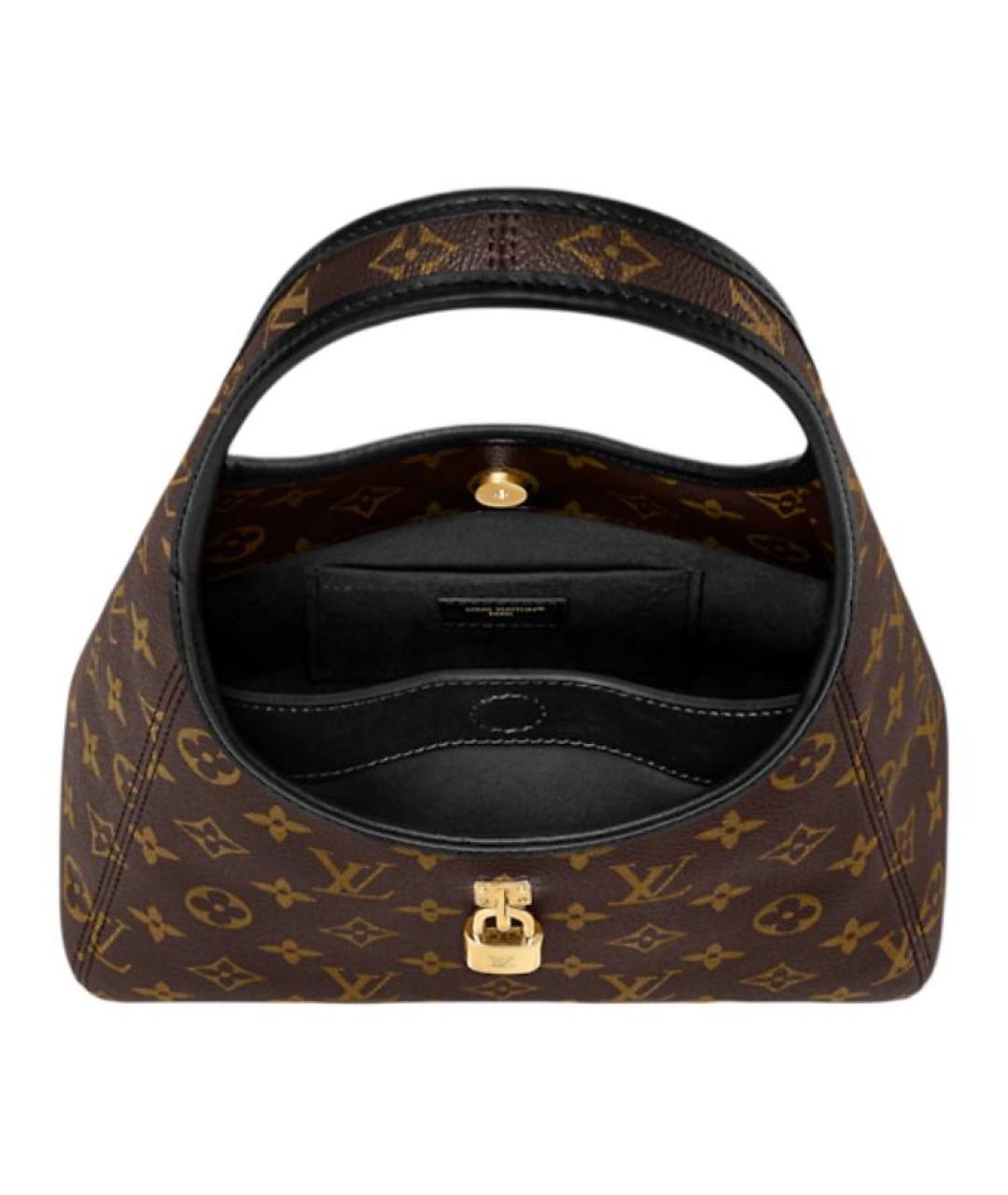 LOUIS VUITTON Коричневая сумка с короткими ручками, фото 4