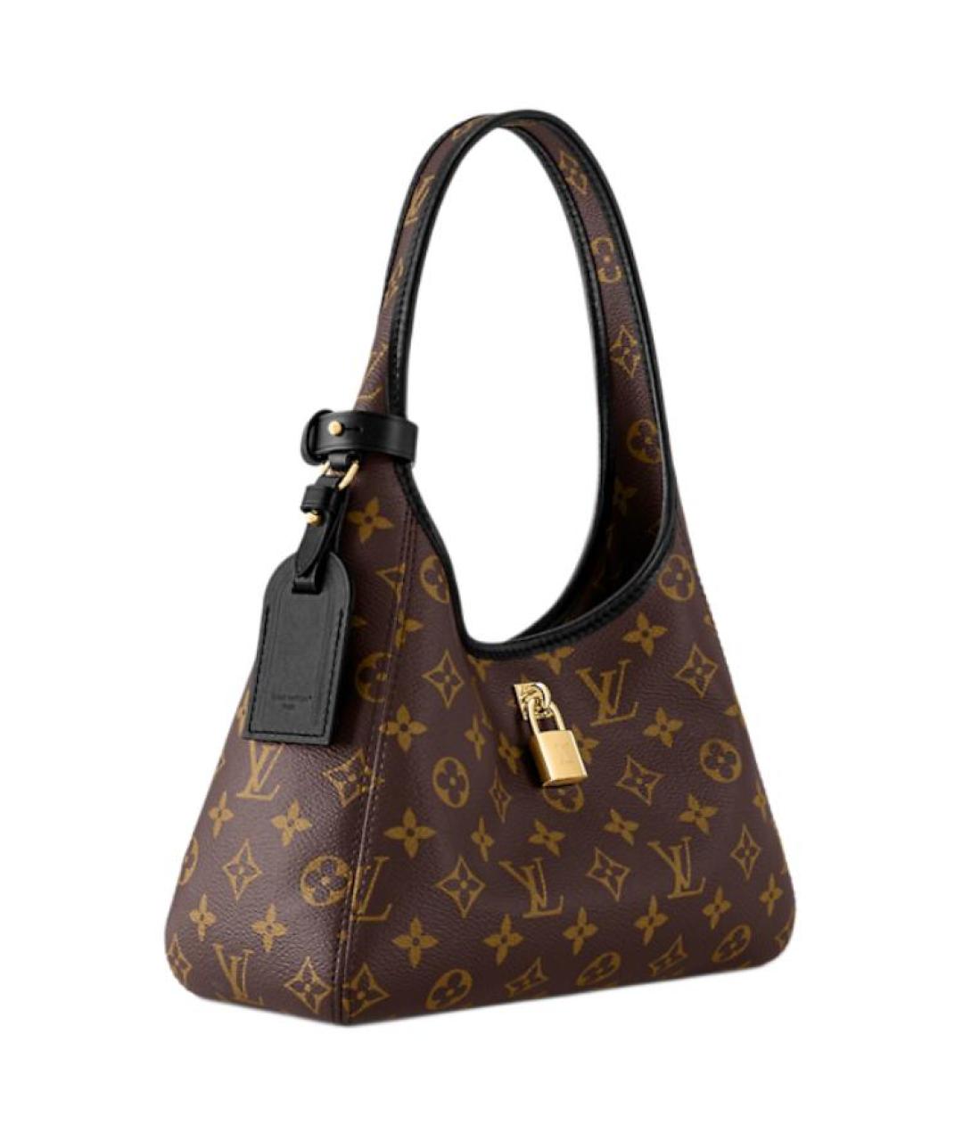 LOUIS VUITTON Коричневая сумка с короткими ручками, фото 2