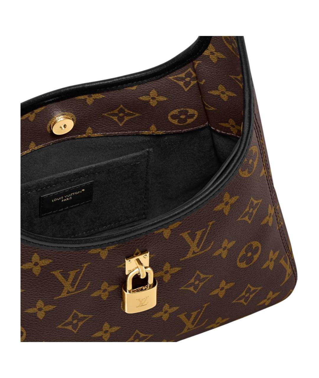 LOUIS VUITTON Коричневая сумка с короткими ручками, фото 5