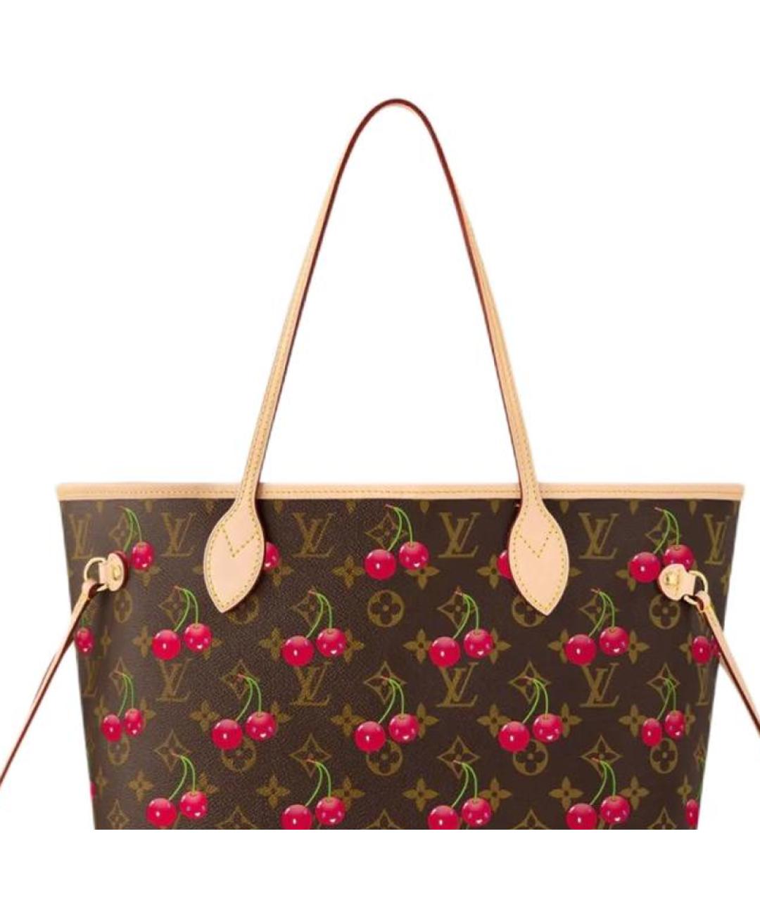 LOUIS VUITTON Коричневая сумка с короткими ручками, фото 3