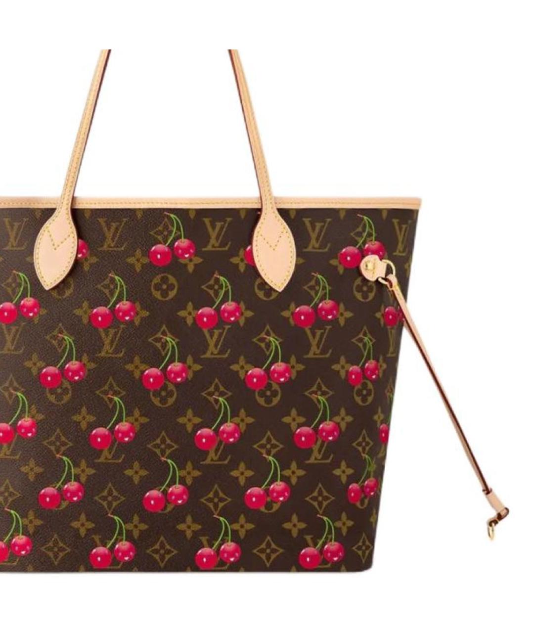 LOUIS VUITTON Коричневая сумка с короткими ручками, фото 2